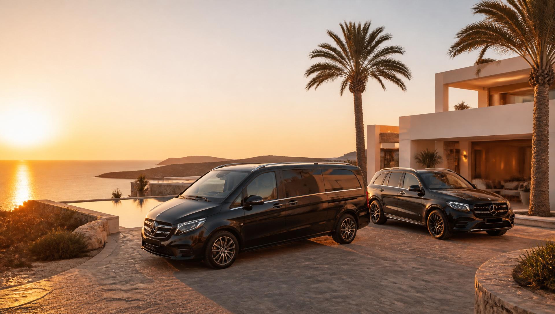 Premium VELORA fleet at a luxury villa in Crete